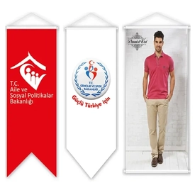 Kırlangıç Bayrak (Flama) - 100X300 cm